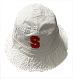 Photograph of White Bucket Hat, Bold 